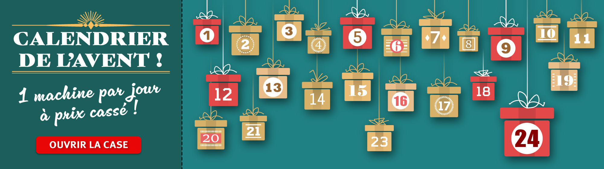 Ne manquez aucune offre : chaque jour révèle une nouvelle opportunité de faire de belles économies sur une sélection de produits soigneusement choisis pour cette opération spéciale.